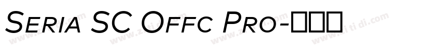 Seria SC Offc Pro字体转换 Seria SC Offc Pro字体转换